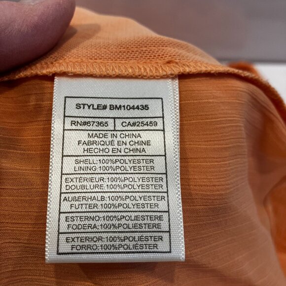 BB DAKOTA Top By Steve Madden Top CREAMSICLE NEW Sweet Flutterings Blous… - Picture 8 of 11